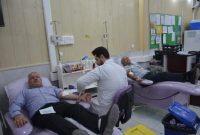 اهدای خون امدادگران کمیته امداد قزوین در اولین روز هفته دفاع مقدس
