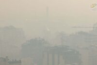 منطقه ۱۹ تهران آلودهترین نقطه پایتخت در هوای قرمز منطقه ۱۹ تهران آلودهترین نقطه پایتخت در هوای قرمز