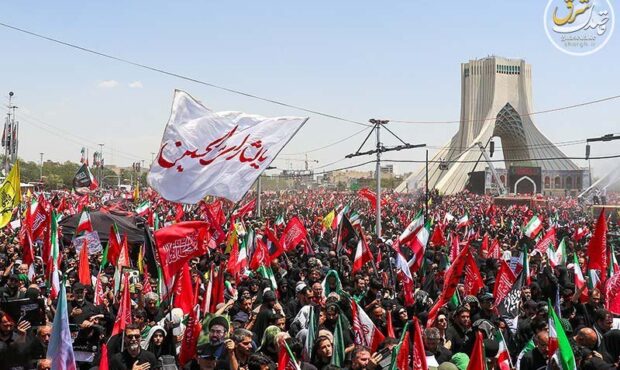 ثبت 24 میلیون جابهجایی برای مراسم تشییع رهبر انقلاب در تهران ثبت 24 میلیون جابهجایی برای مراسم تشییع رهبر انقلاب در تهران
