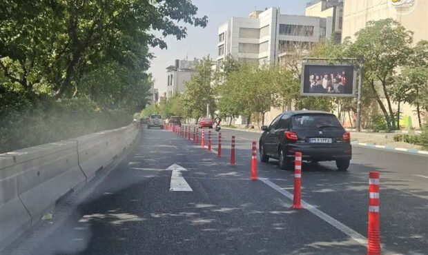 خطوط ویژه موقت در بزرگراههای تهران جمعآوری شد خطوط ویژه موقت در بزرگراههای تهران جمعآوری شد